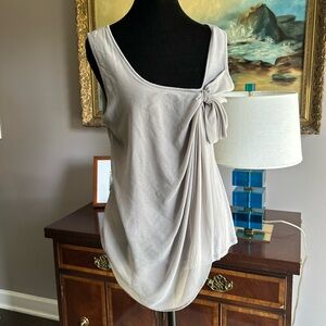 GAP Light Grey Draped Women's Blouse
